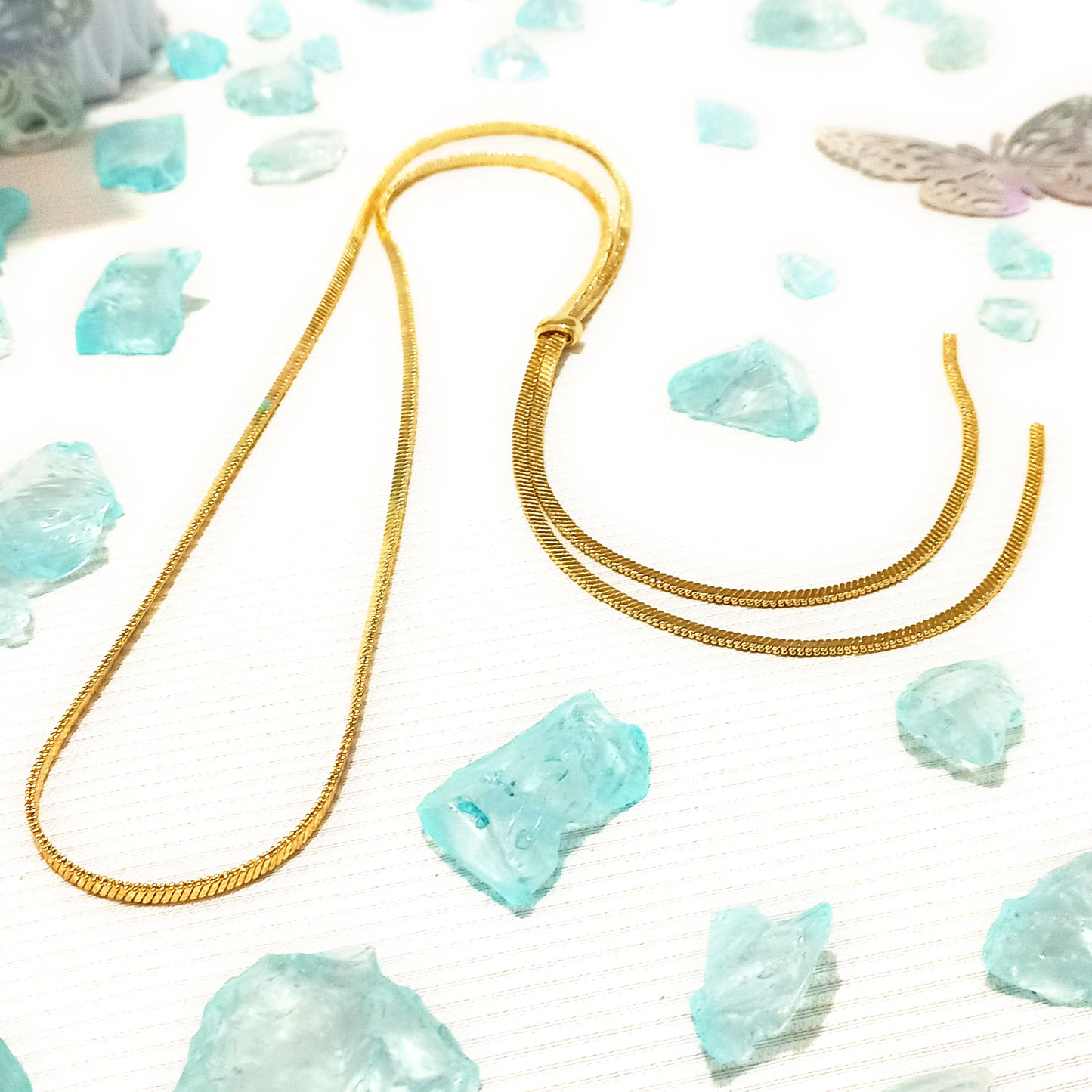 Collar brisas dorado