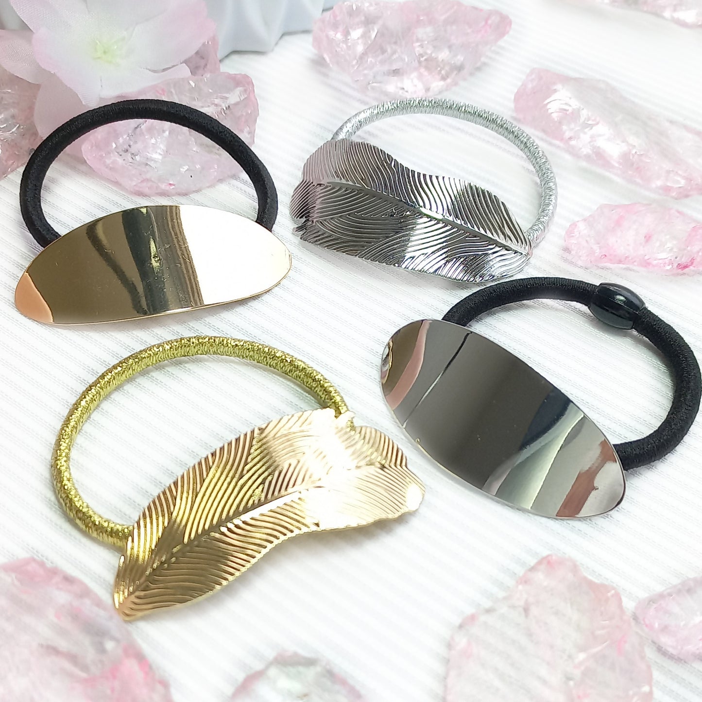 Sujetadores para cabello de pluma y lisos