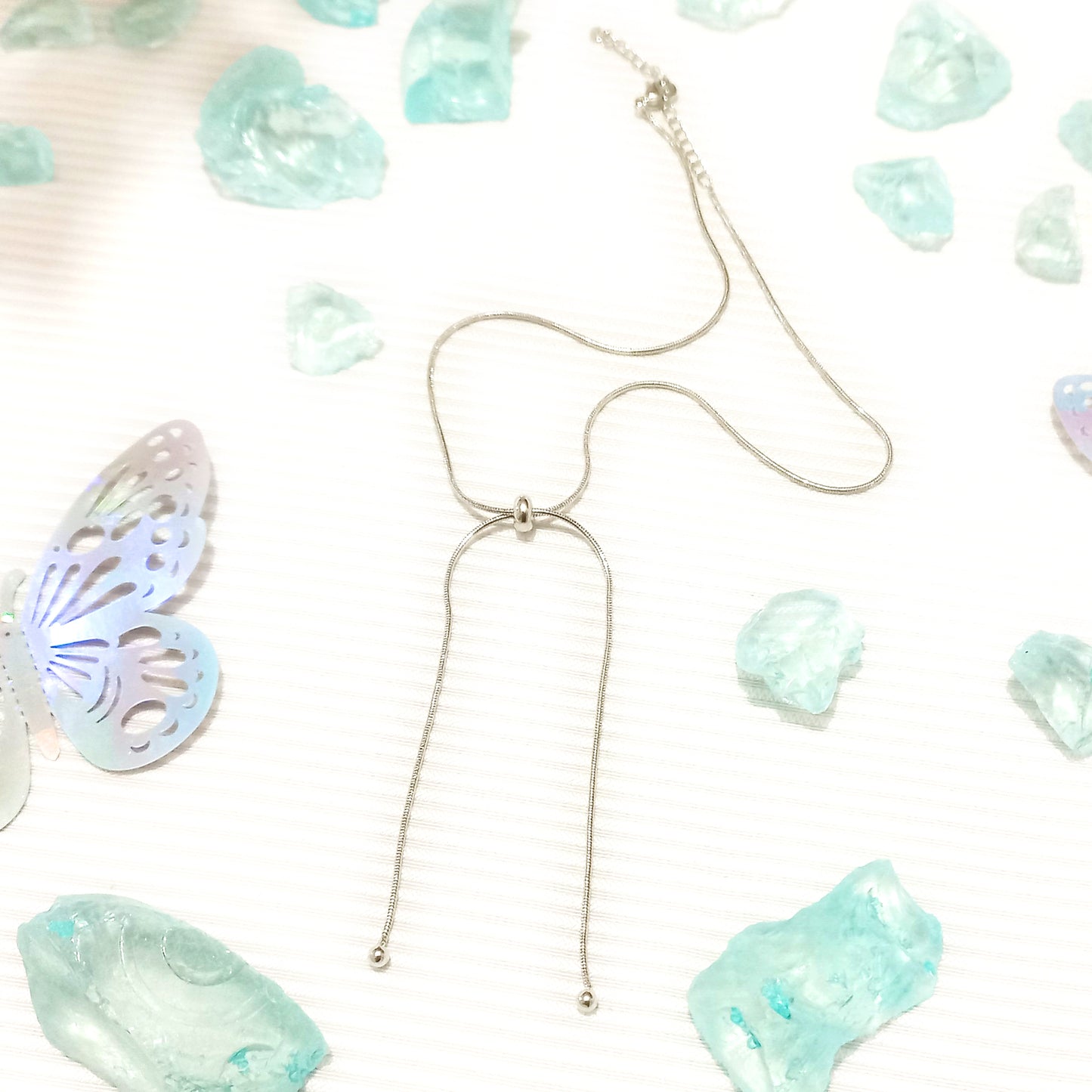 Collar cruzado plata