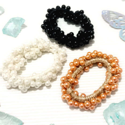 Pulsera multiperla tricolor