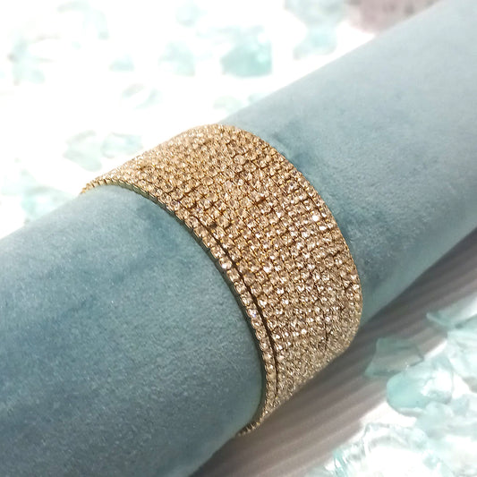 Set de Pulseras Destello Dorado