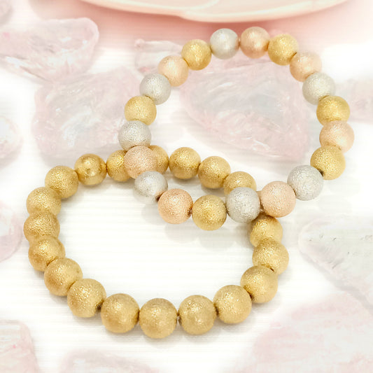 Set de pulseras de esferas luminosas