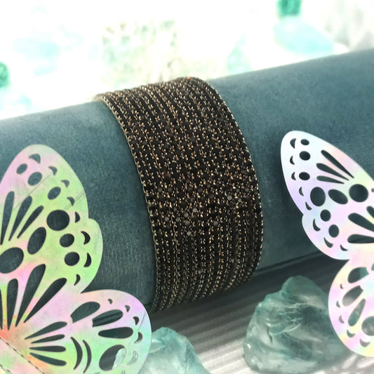 Set de Pulseras Negro Elegancia